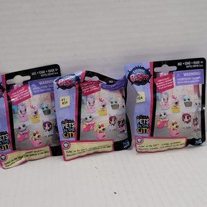 3 Littlest Pet Shop Pets In The City Puttin On The Glitz Blind Bags #1 - #24 NEW